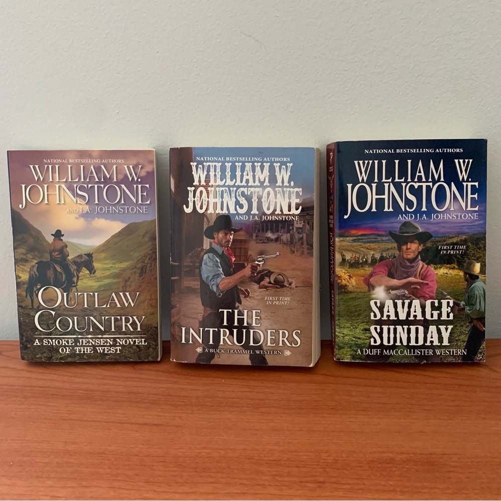 Western Novels By W.Johnstone Lot Of 3